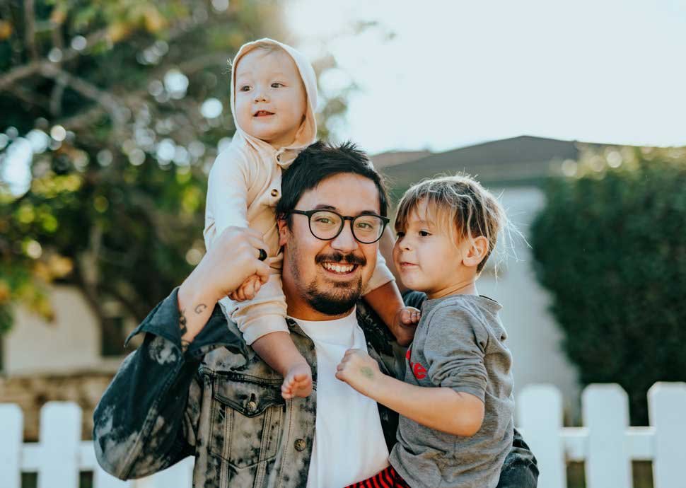 glückliche Familie, Kinderglück, Grosseltern, Familie