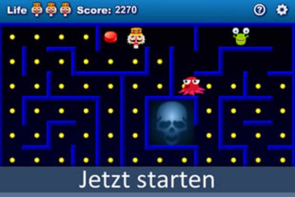 PacMan spielen bei Boomer.at