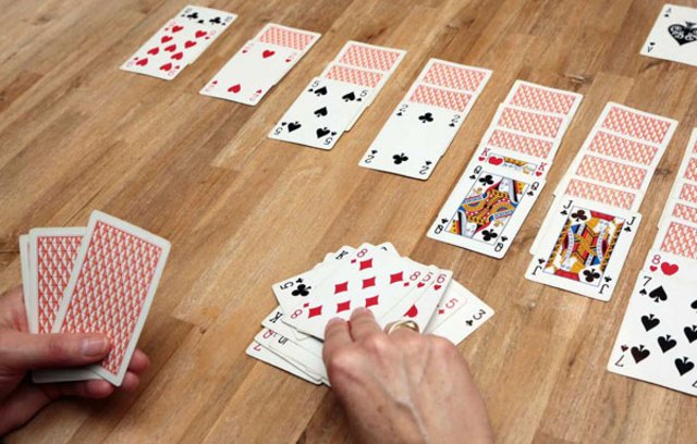 Solitär, Patience, Solitaire, Kartenspiel