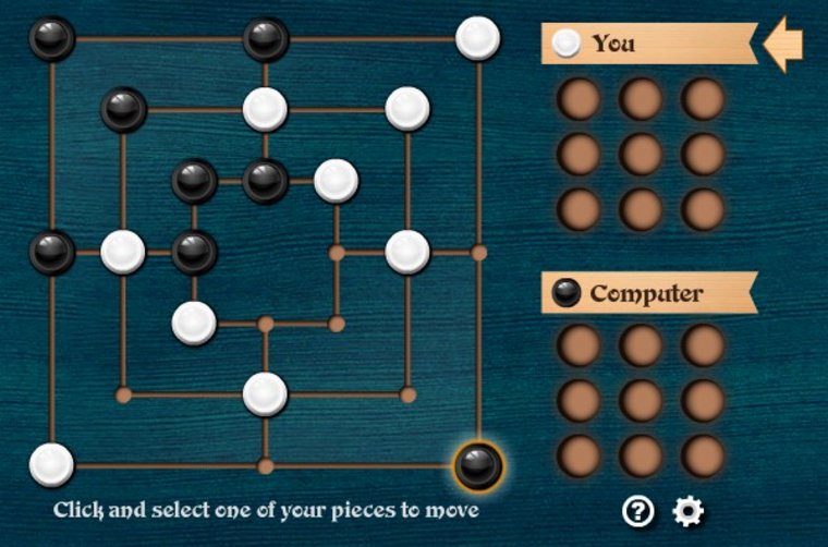 Mühle: klassisches Spiel online erleben