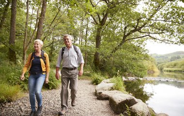 Wandern entlang Flüssen