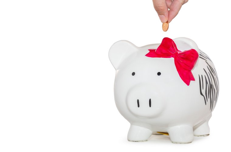 Mit kleinem Haushaltsbudget sparen Sparen, kleines Budget, Geld beiseite legen