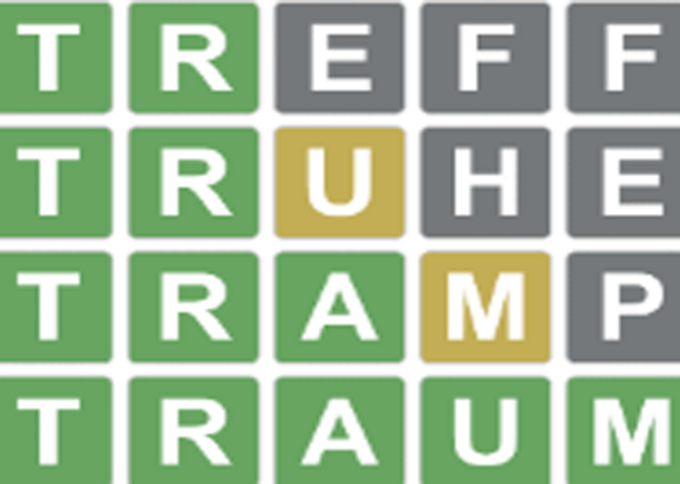 Wordle deutsch, 6x5 Wordle