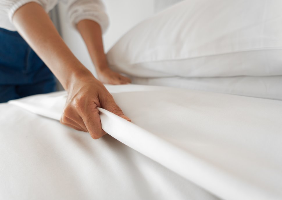Ein drittel des Tages verbringen wir durchschnittlich im Bett Bett, schlafen, Schlafhygiene, Bettwäsche, Hüsler Nest