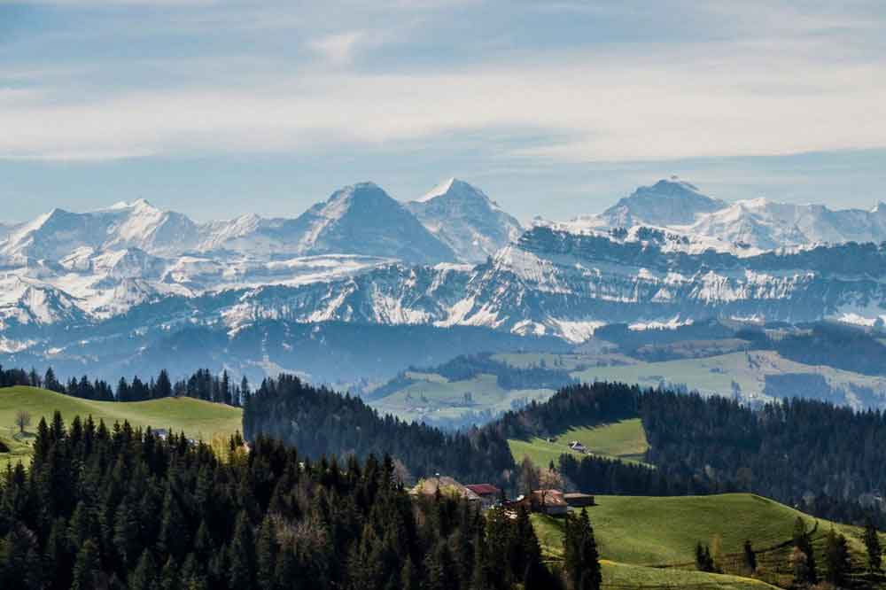 Unterwegs in den sanften Hügeln des Emmentals