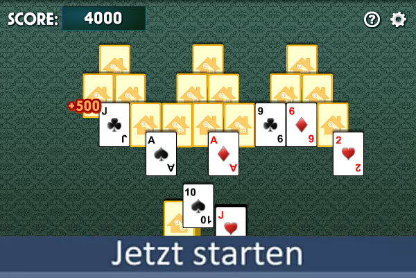 TriPeaks Solitär spielen